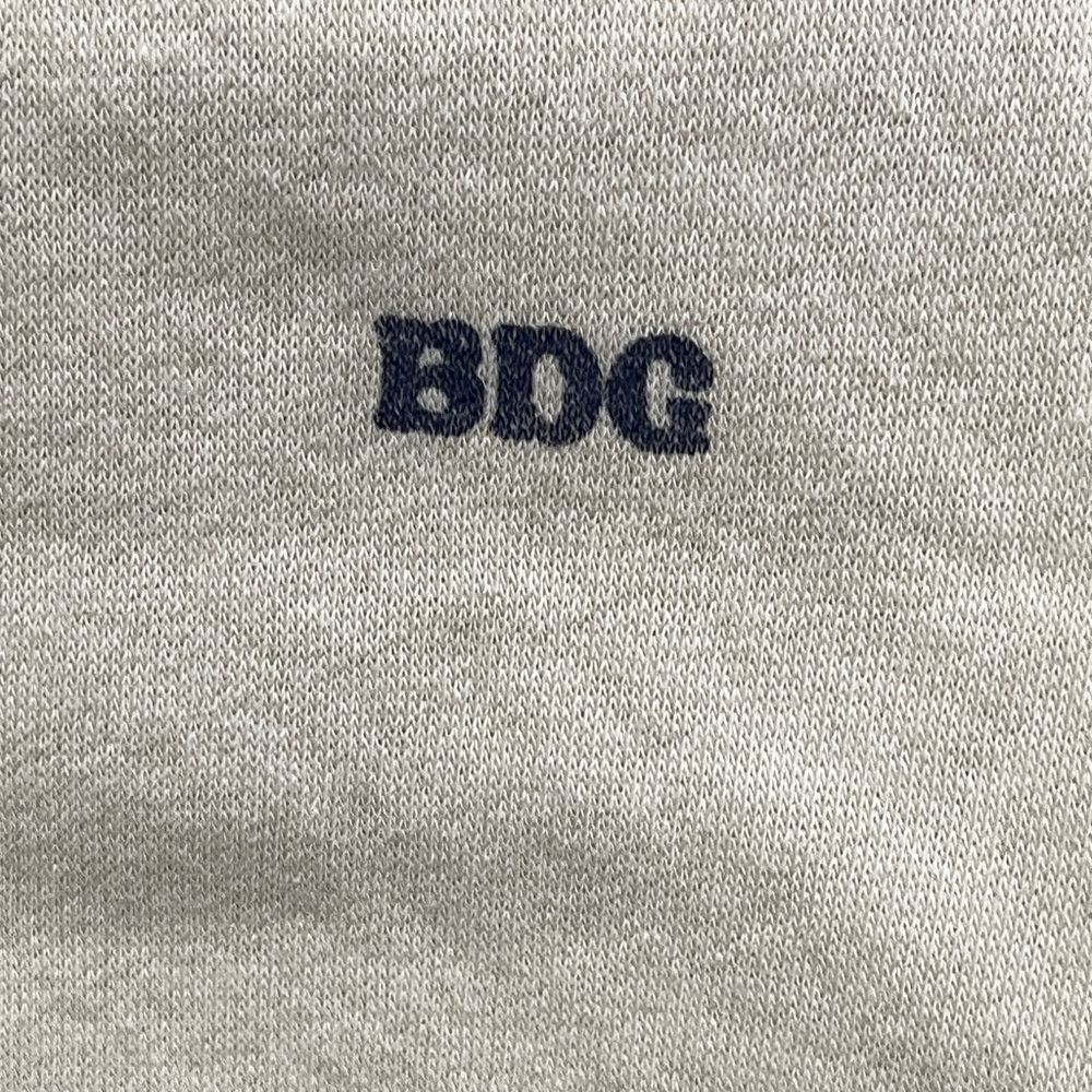 Urban Outfitters BDG Cream Cropped Polo Sweatshirt XS - Picture 8 of 13